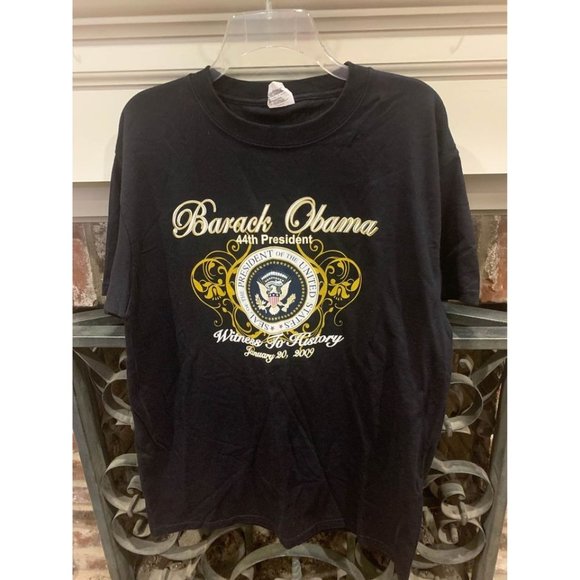 Vintage 2009 Barack Obama 44th president, witness to history tshirt (bin U) - Picture 1 of 5